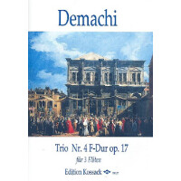 Trio F-Dur Nr.4 op.17 für 3 Flöten