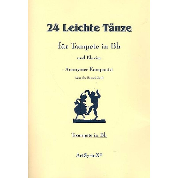 24 leichte Tänze für Trompete und Klavier