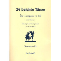 24 leichte Tänze für Trompete und Klavier