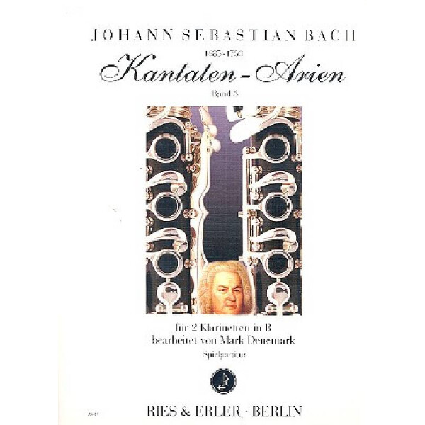 Kantaten-Arien Band 3 für 2 Klarinetten