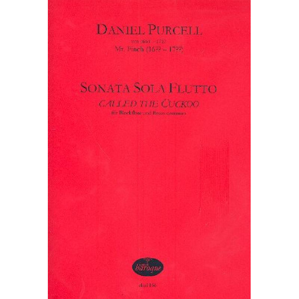 Sonata sola flutto called the Cuckoo