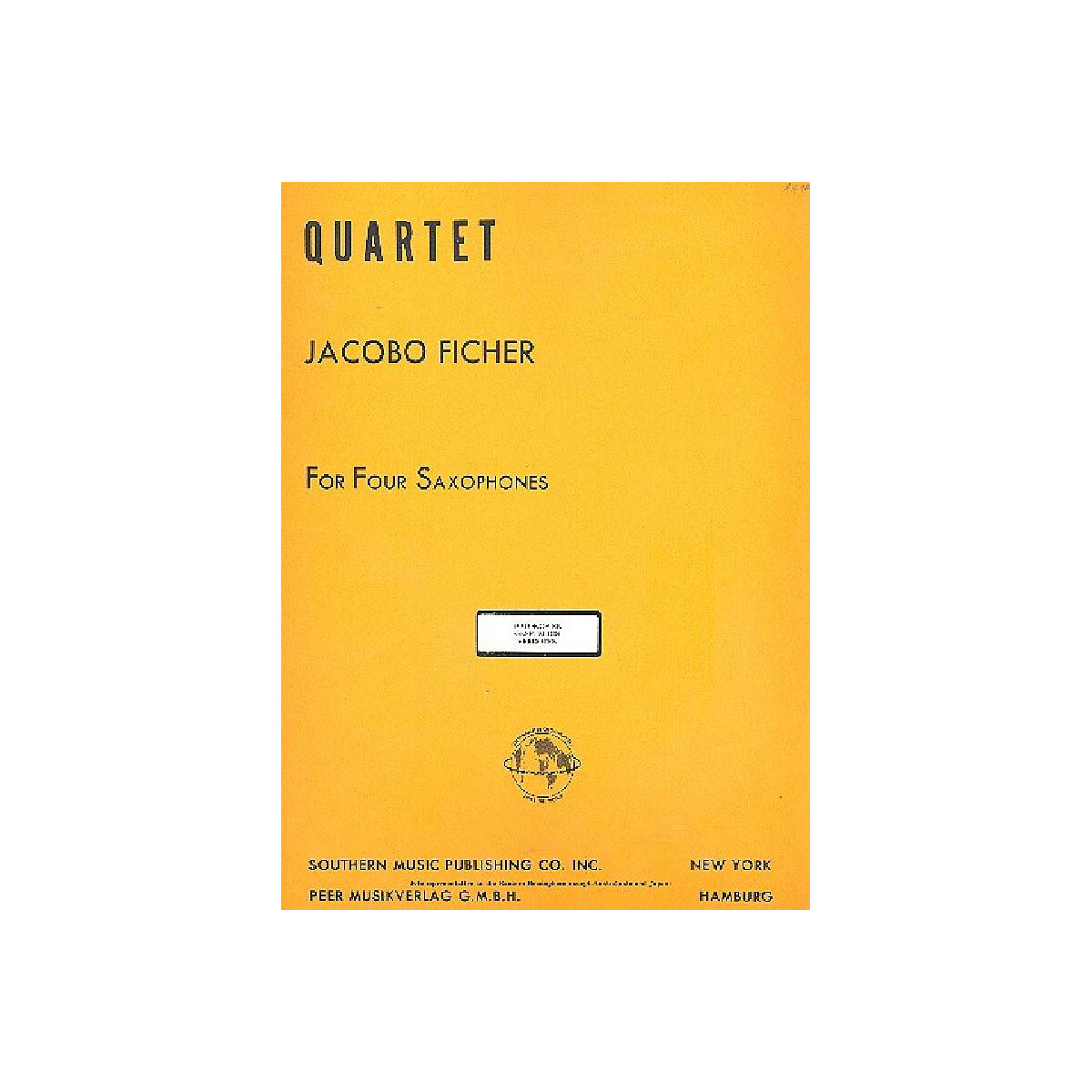 Quartet for 4 saxophones box