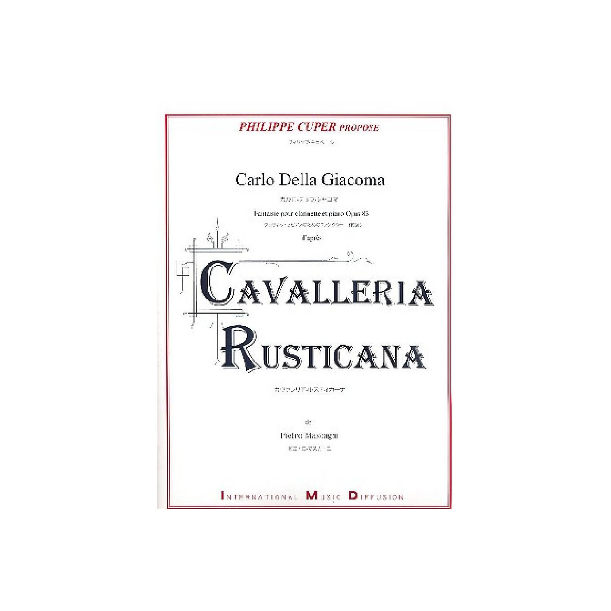 Fantasie über Cavalleria rusticana von P. Mascagni op.8