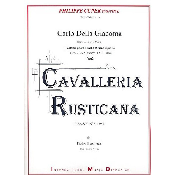 Fantasie über Cavalleria rusticana von P. Mascagni op.83
