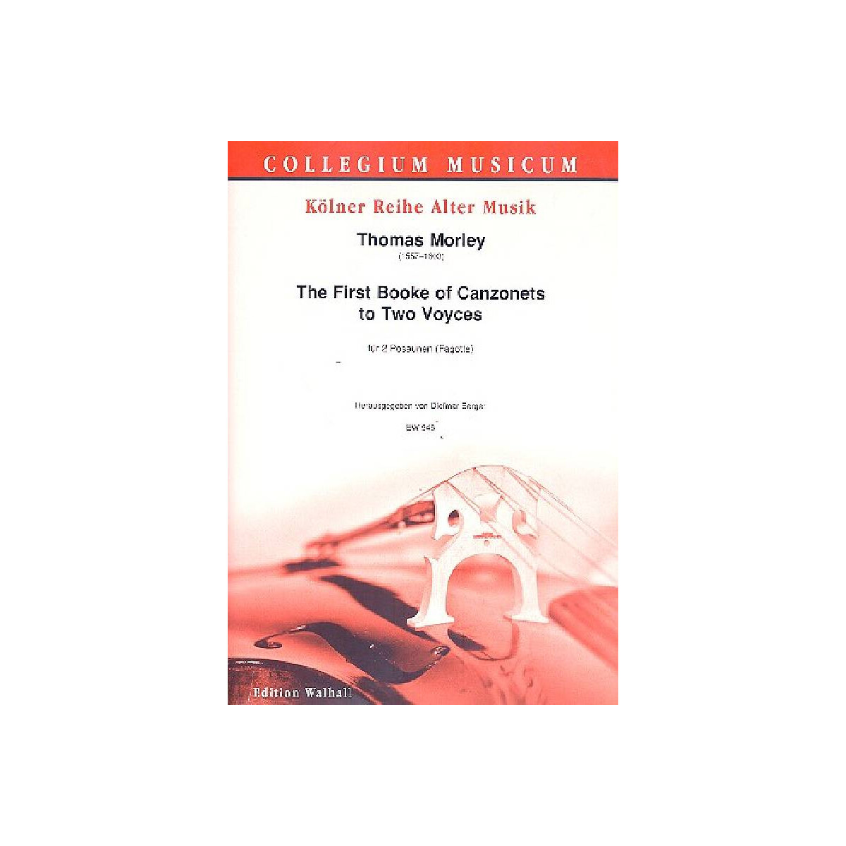 The first Booke of Canzonets to 2 Voyces