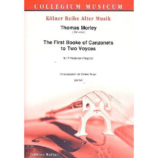 The first Booke of Canzonets to 2 Voyces