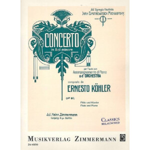 Konzert g-Moll op.97 f&uuml;r Fl&ouml;te und...