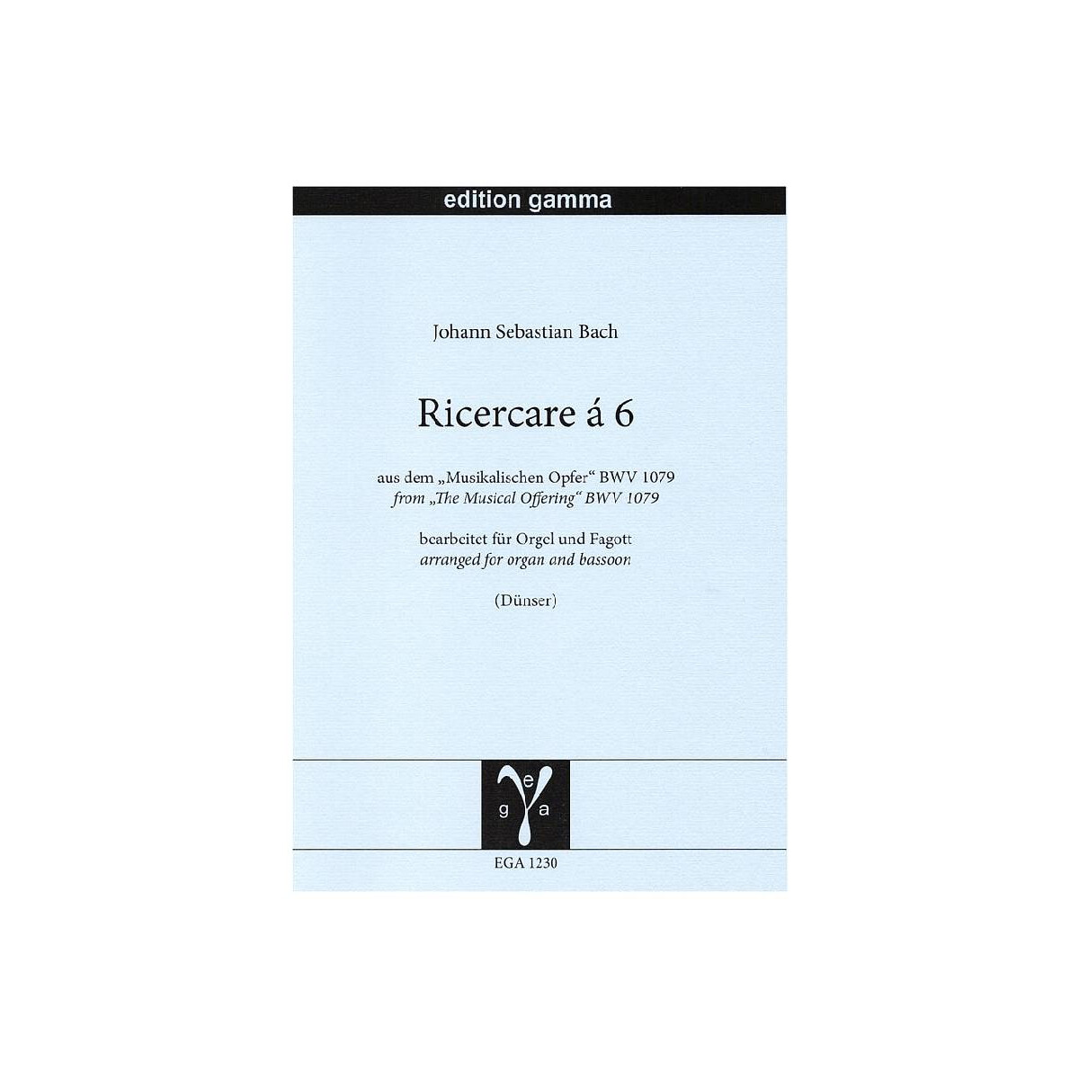 Ricercare à 6 BWV1079 box