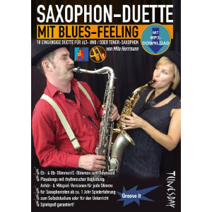 Saxophon-Duette mit Blues-Feeling (+mp3 download)