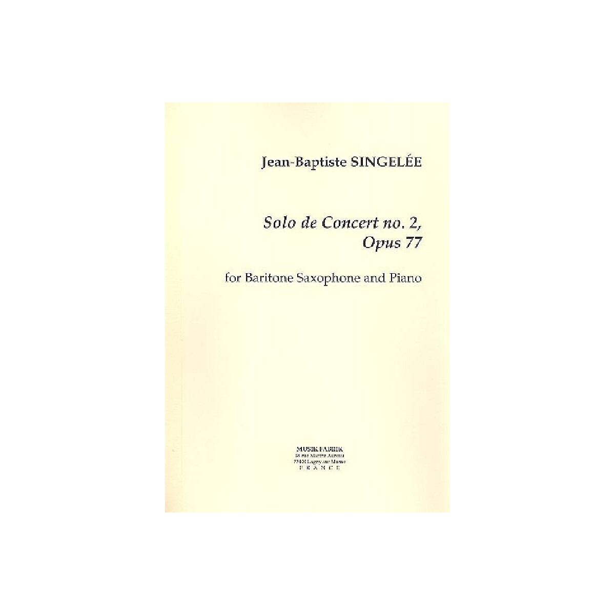 Solo de Concert no.2 op.77 box