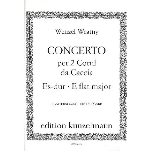 Konzert Es-Dur für 2 Corni da caccia (Jagdhörner) und Orchester