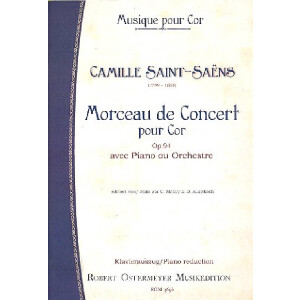 Morceau de concert op.94 f&uuml;r Horn und Orchester