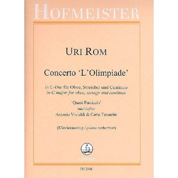 Konzert C-Dur LOlimpiade für Oboe, Streicher und Bc