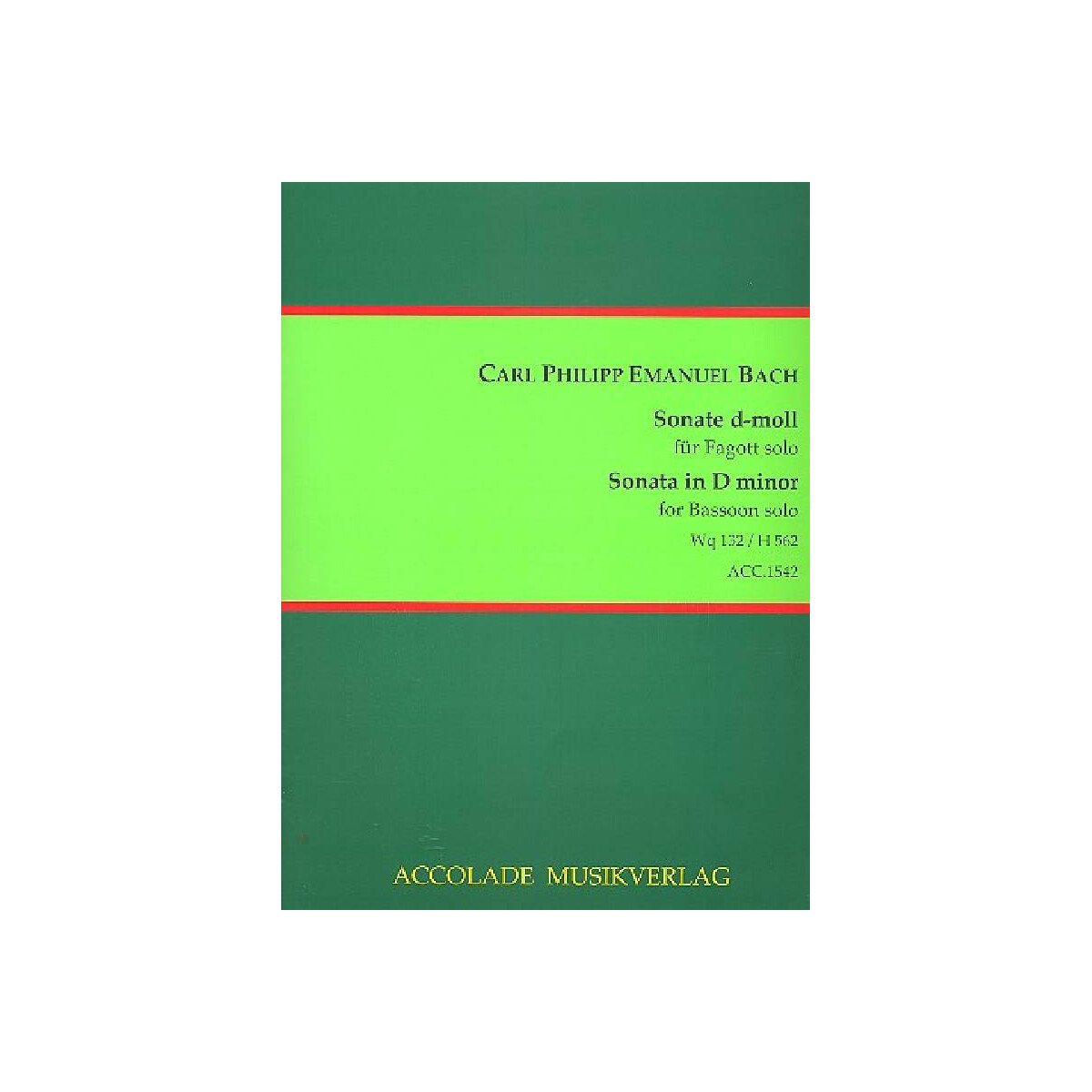 Sonate d-Moll Wq132 (H562) box