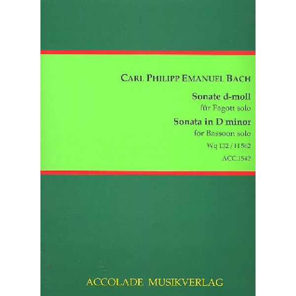Sonate d-Moll Wq132 (H562)