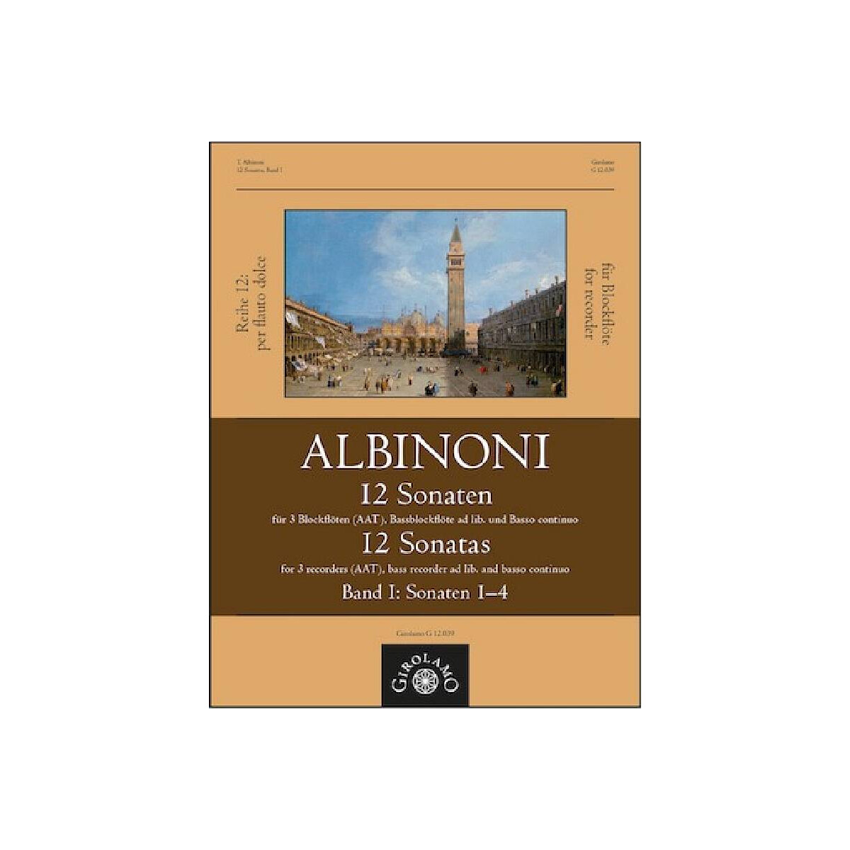 12 Sonaten Band 1 (Nr.1-4) box