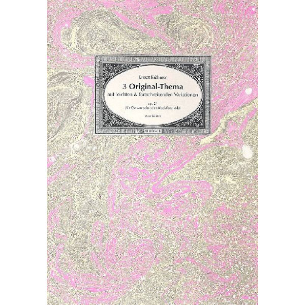 3 Original-Themen mit leichten und fortschreitenden Variationen op.24: