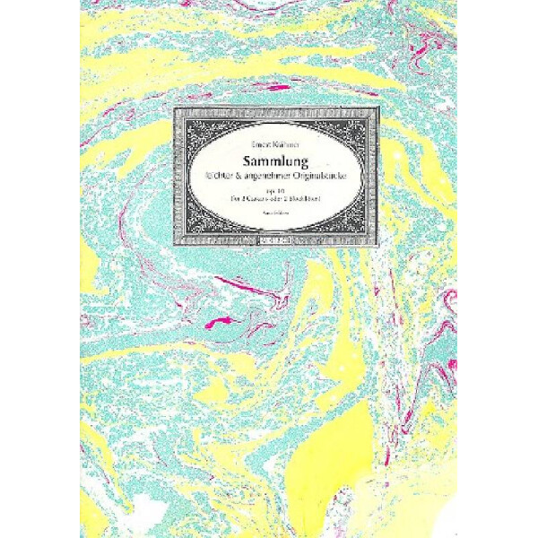 Sammlung leichter und angenehmer Originalstücke op.10