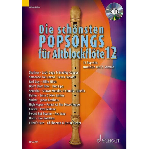 Die schönsten Popsongs Band 12 (+CD)