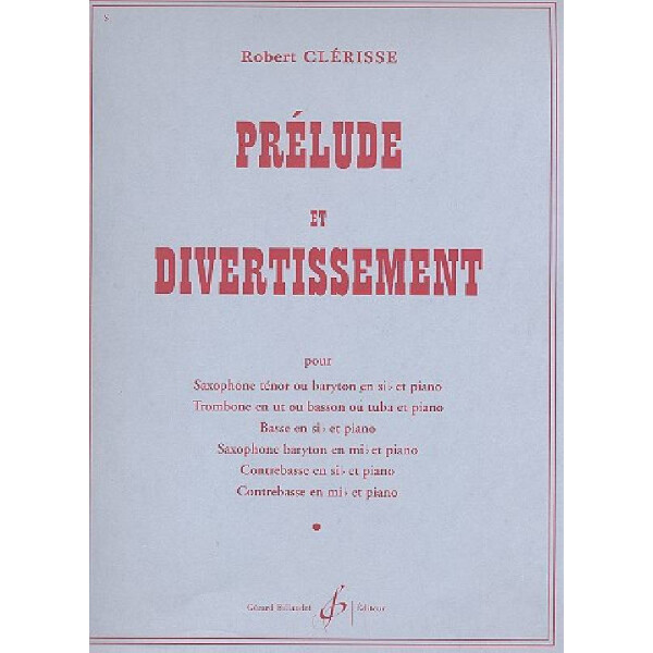 Prélude et divertissement