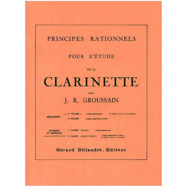 Principes Rationnels vol.1 - Clarinette