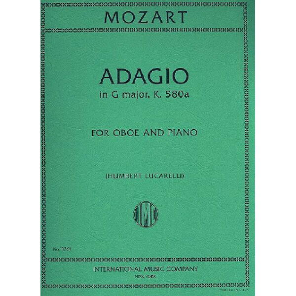 Adagio g major KV580a for