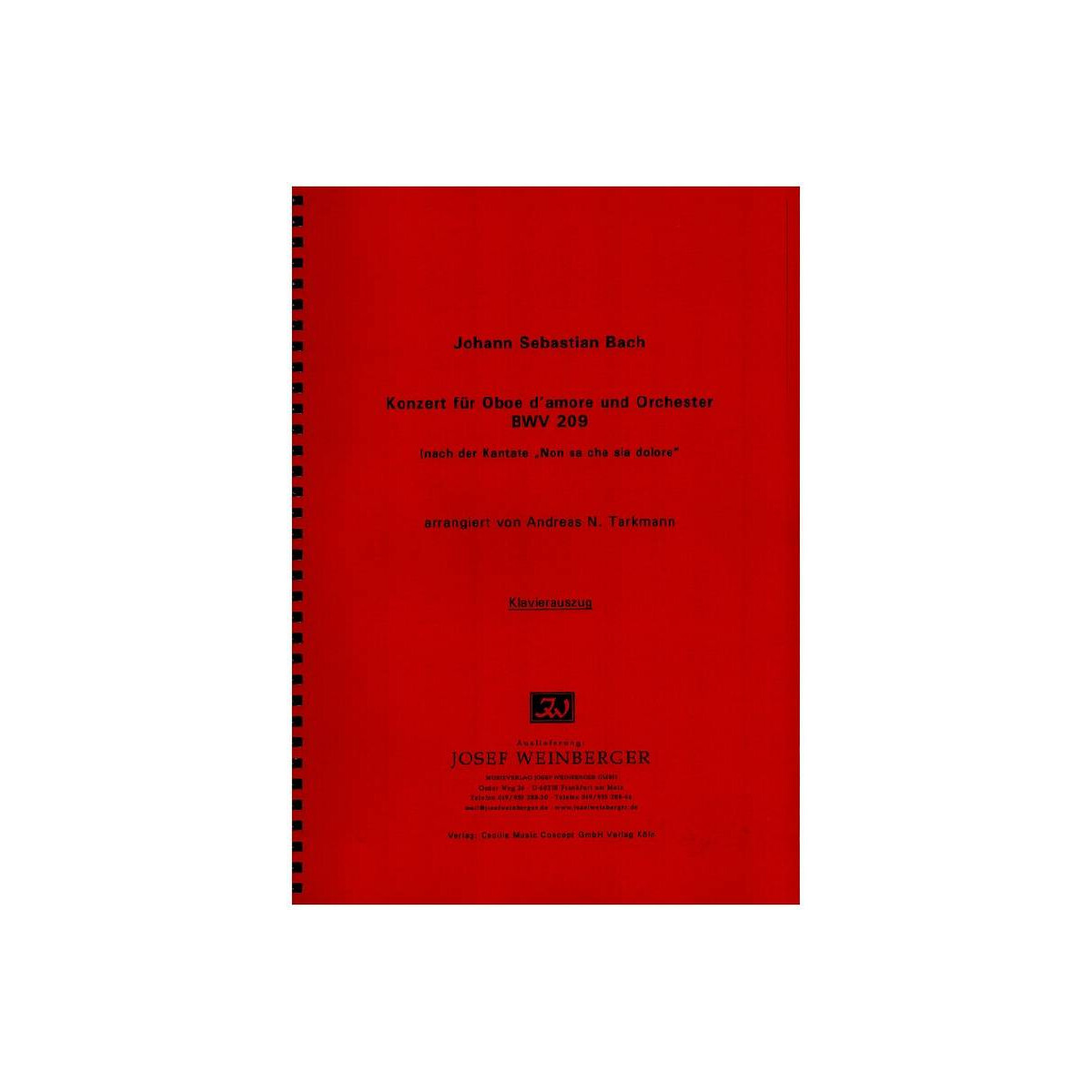 Konzert für Oboe damore und Orchest box