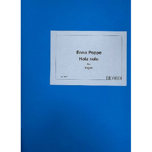 Holz solo für Fagott