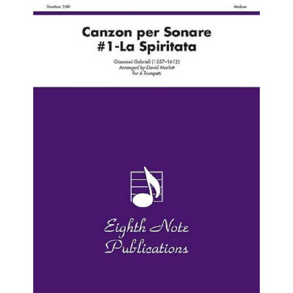 Canzon per sonare no.1