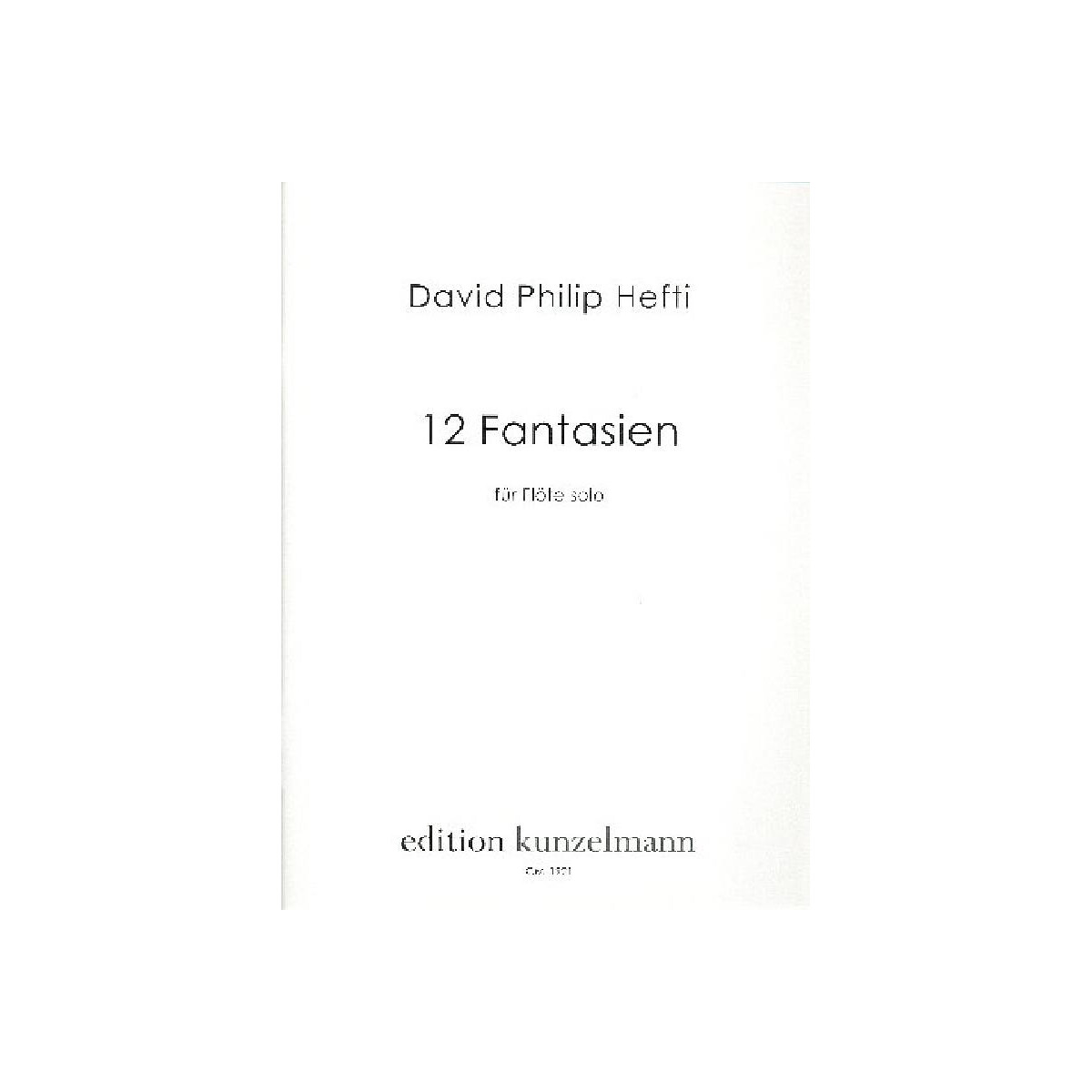 12 Fantasien für Flöte solo box