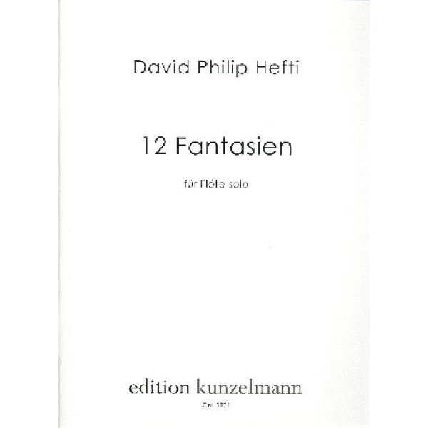 12 Fantasien für Flöte solo