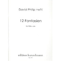 12 Fantasien für Flöte solo