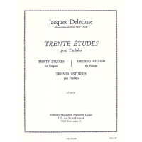30 Études vol.2 pour timbales (fr/dt/en/sp)