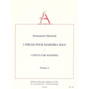 5 pièces vol.4 pour marimba solo