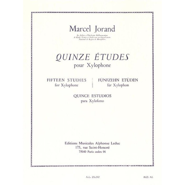 15 études pour xylophone