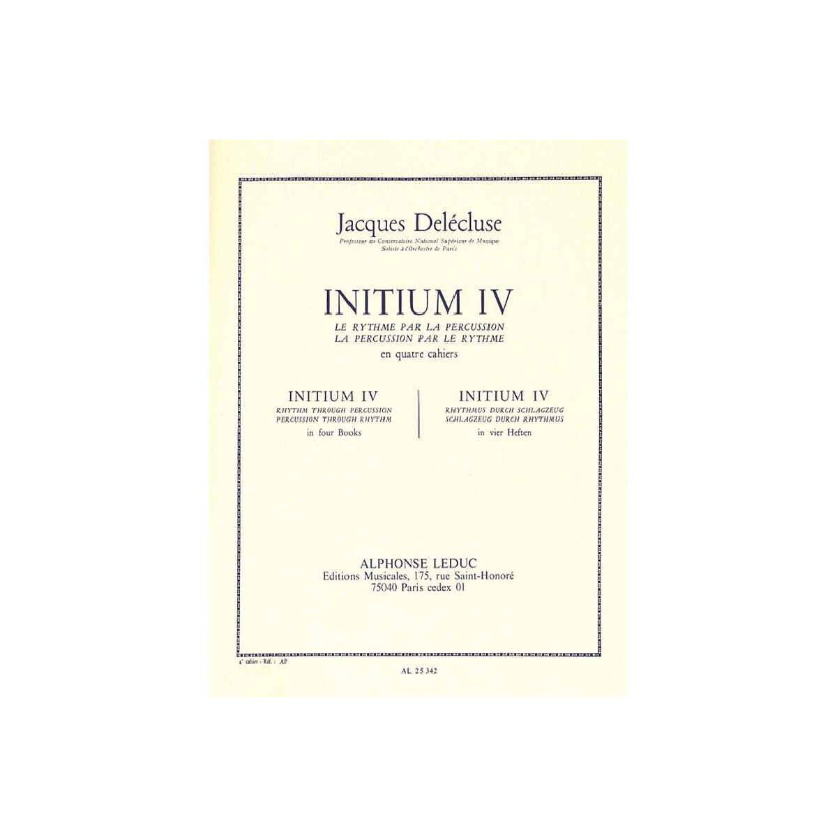 Initium vol.4 le rythme box