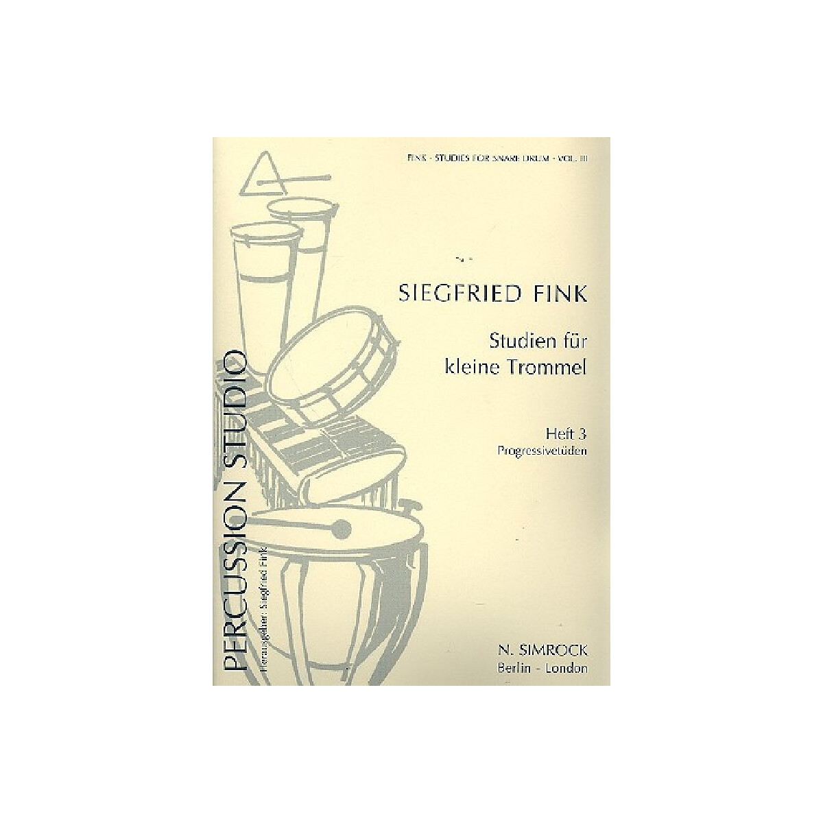 Studien für kleine Trommel Band 3 box
