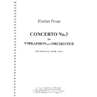 Konzert Nr.3 für Vibraphon und Orchester