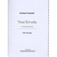 3 Elements für Marimbaphon und Orchester
