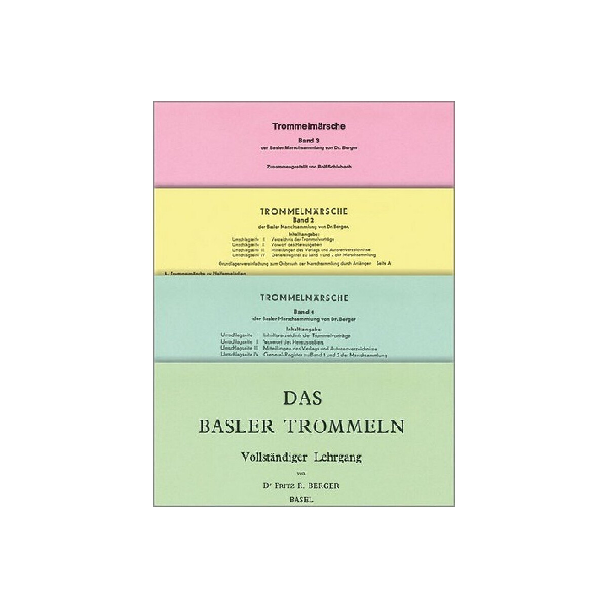 Das Basler Trommeln - Lehrgang und Tromm box