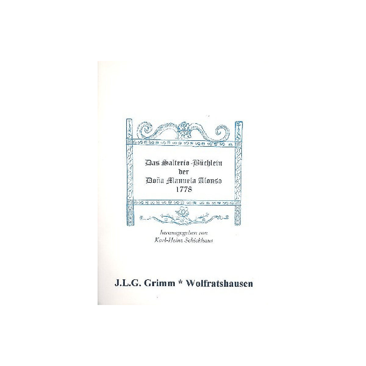 Das Salterio-Büchlein der Dona Manu box