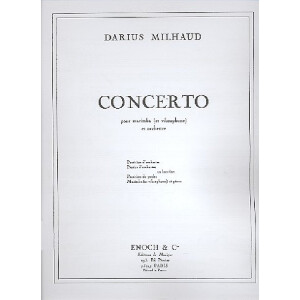 Concerto pour marimba (et vibraphon)