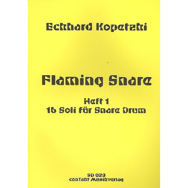 Flaming Snare Band 1 16 Soli für