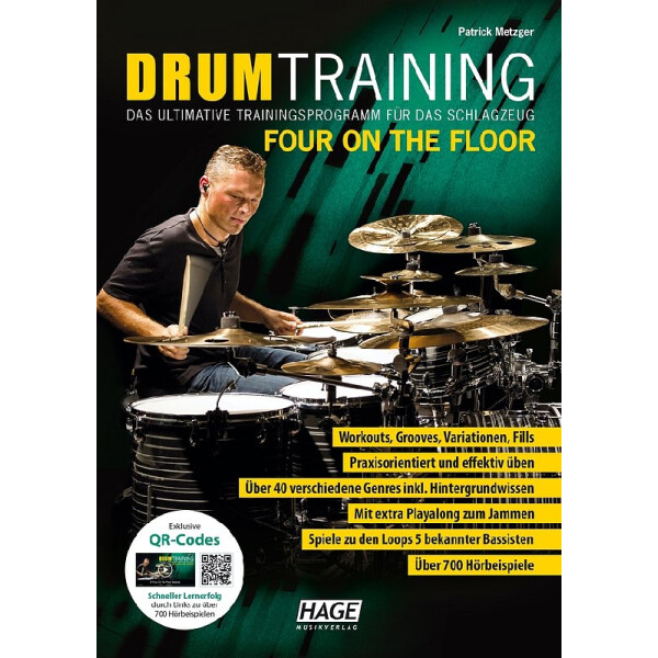 Drum Training Four On The Floor (+QR-Codes)
