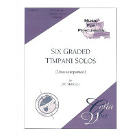 6 graded Timpani Solos