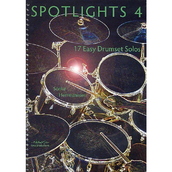 Spotlights vol.4 17 easy drumset solos