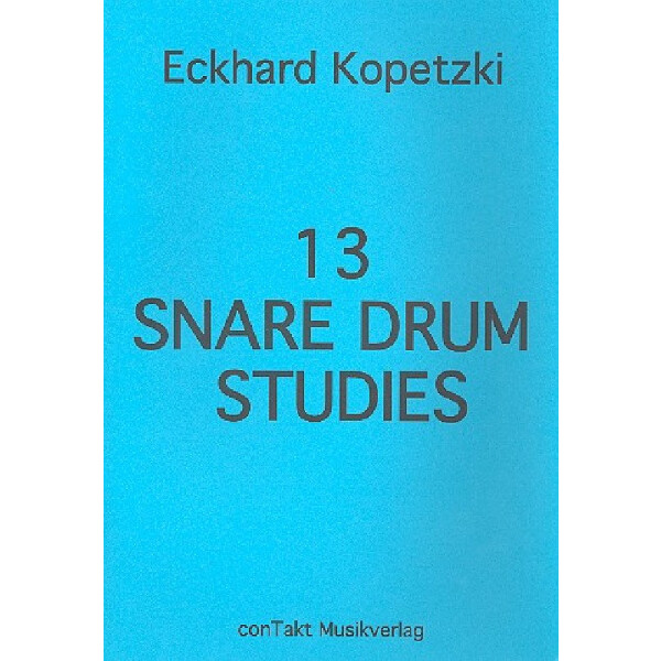 13 Snare Drum Studies