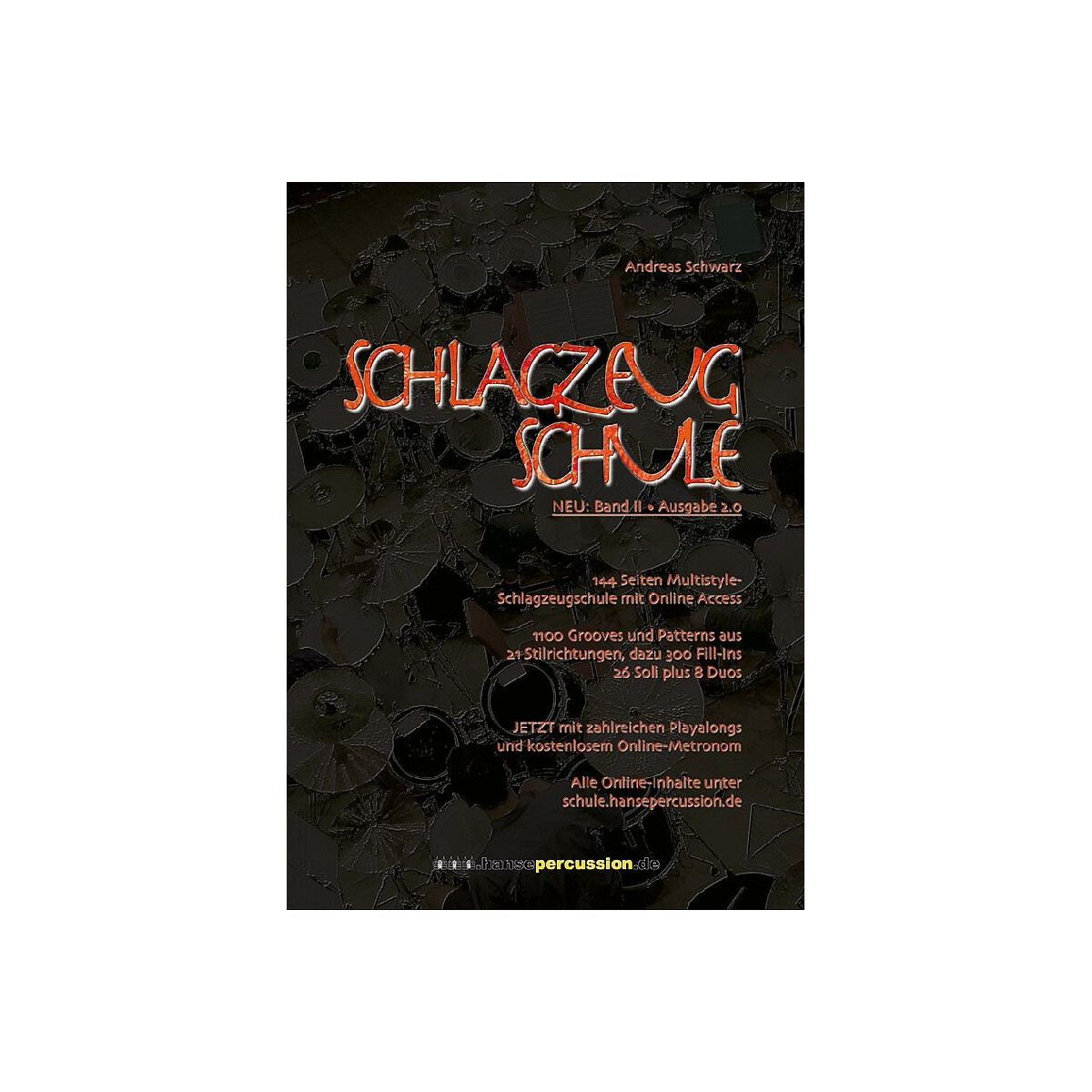 Schlagzeugschule Band 2 (+Online Audio) box
