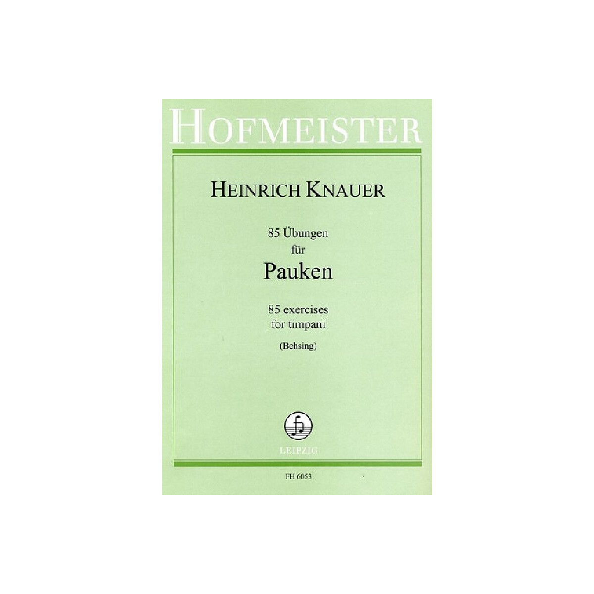 85 &Uuml;bungen f&uuml;r Pauken