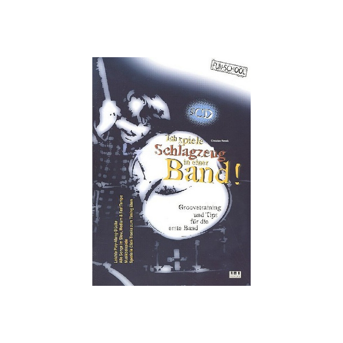 Ich spiele Schlagzeug in einer Band box